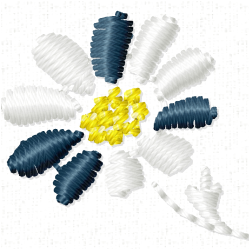 Flowers And Tree Embroidery Design 5